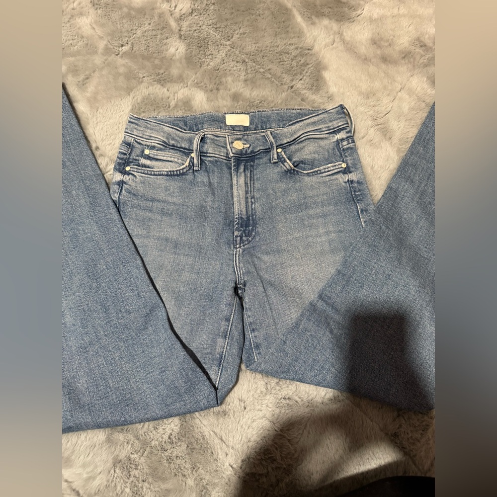 MOTHER The Rascal Skimp Women's Jeans - Light Blue - Picture 8 of 9